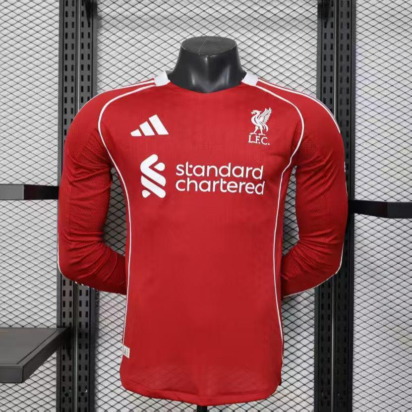 Maillot Liverpool manches longues 2025-26