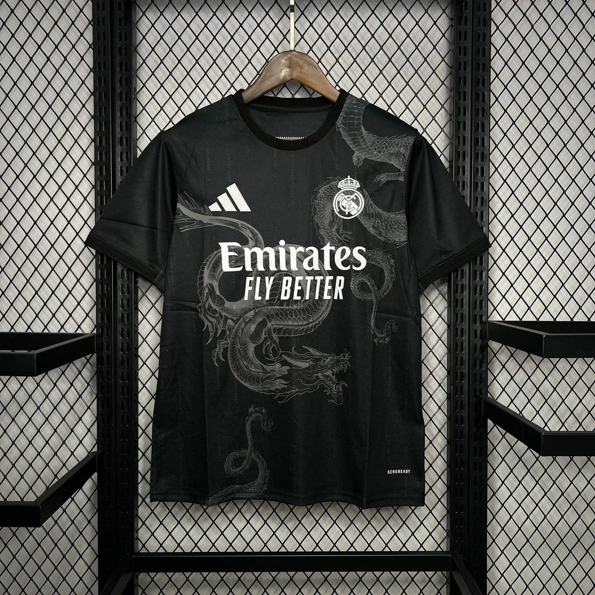 Maillot Real Madrid foot 2024 2025 Noir