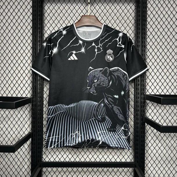 Maillot Real Madrid Noir & Gris Panther 2024/25