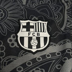 Maillot foot FC Barcelone noir concept 2024 2025